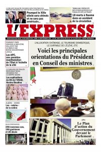 L'express quotidien du 12/09/2021