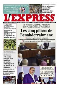 L'express quotidien du 12/09/2021