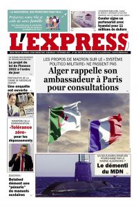 L'express quotidien du 03/10/2021