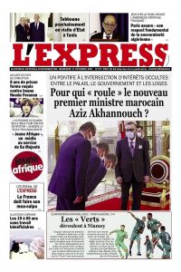 L'express quotidien du 13/10/2021