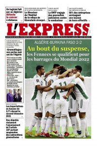 L'express quotidien du 17/11/2021