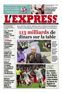 L'express quotidien du 13/12/2021