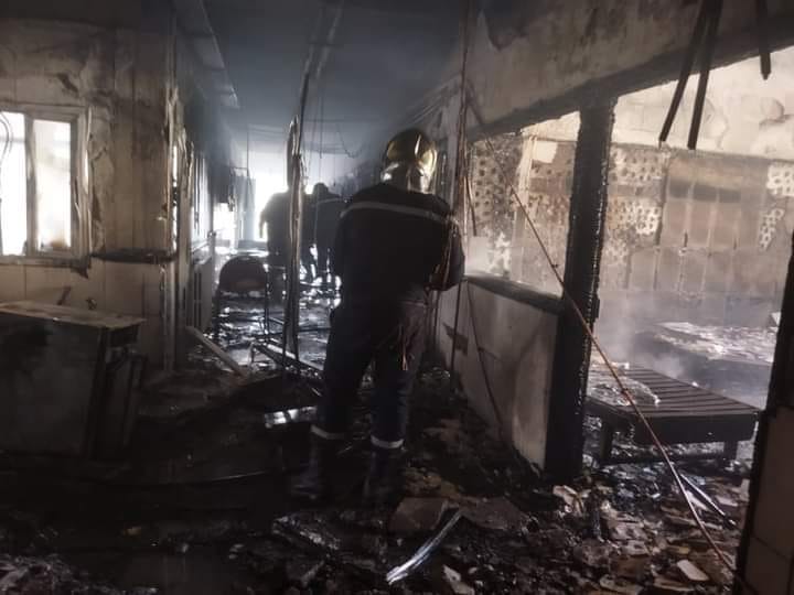 CHU Béjaïa: Les dégâts de l’incendie qui a ravagé le service de neurochirurgie « importants »