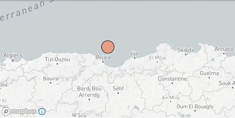 Une secousse de  5,5 sur l’échelle Richter frappe Bejaïa