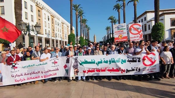 Manifestations à Rabat « contre la normalisation avec les sionistes »