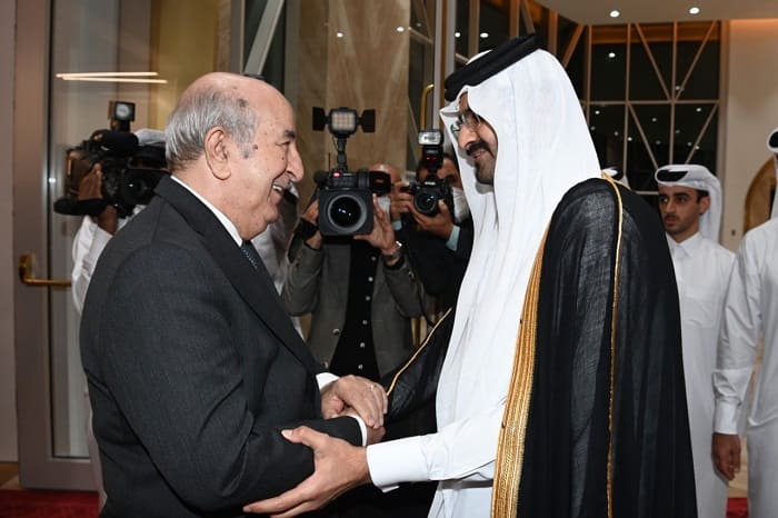 Le président Tebboune à Doha