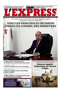 L'express quotidien du 03/07/2023