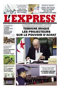 L'express quotidien du 13/09/2023