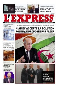 L'express quotidien du 03/10/2023