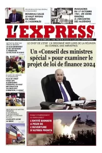 L'express quotidien du 16/10/2023