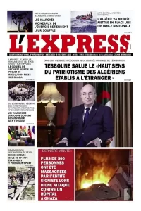 L'express quotidien du 18/10/2023