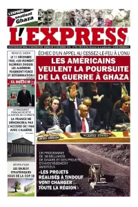 L'express quotidien du 10/12/2023