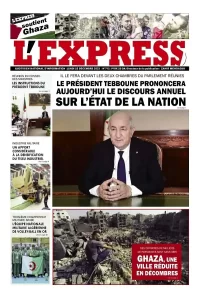 L'express quotidien du 25/12/2023