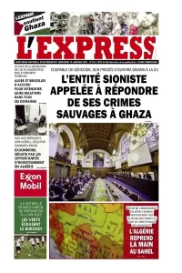 L'express quotidien du 10/01/2024