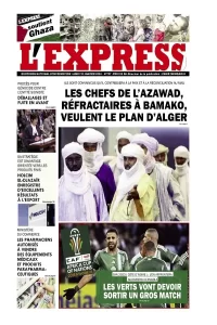 L'express quotidien du 15/01/2024