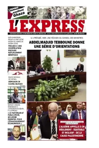 L'express quotidien du 25/01/2024