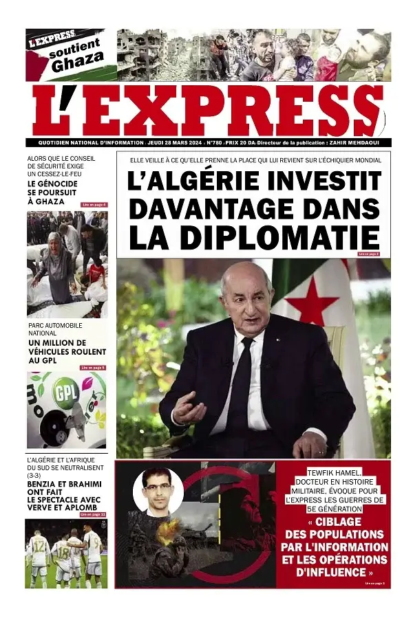 L'express quotidien du 28/03/2024