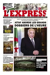 L'express quotidien du 26/04/2024