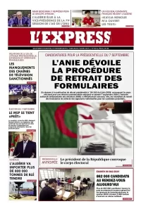 L'express quotidien du 09/06/2024