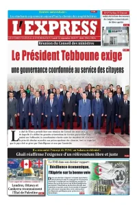 L'express quotidien du 22/09//2025