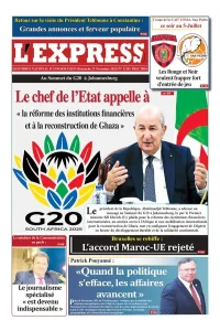 L'express quotidien du 23/11//2025