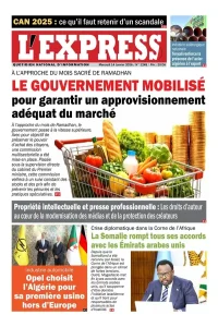 L'express quotidien du 14/01//2026