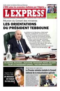 L'express quotidien du 26/01/2026