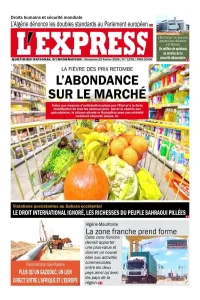 L'express quotidien du 22/02//2026