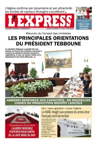 L'express quotidien du 06/04//2026