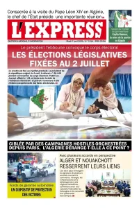 L'express quotidien du 07/04//2026