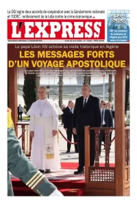 L'express quotidien du 16/04//2026